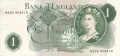 Bank Of England 1 Pound Notes Portrait 1 Pound, M36N